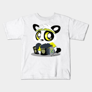 Boston Marathon Panda Kids T-Shirt